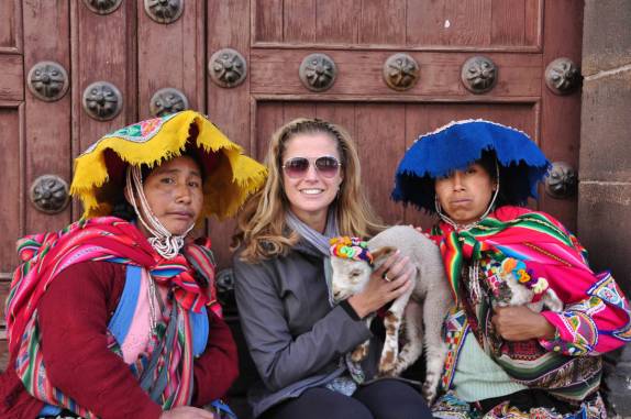 Porta de igreja em Cusco, no Peru